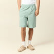 Bermuda droit vert olive homme