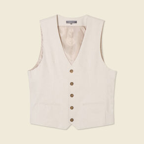 veston sans manches sable homme Veston sans manches sable homme