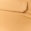Pantalon barrel cargo taille standard jaune moutarde femme