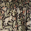 Robe longue &eacute;vas&eacute;e col v manches courtes noir femme