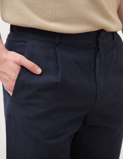 Bermuda bleu marine homme