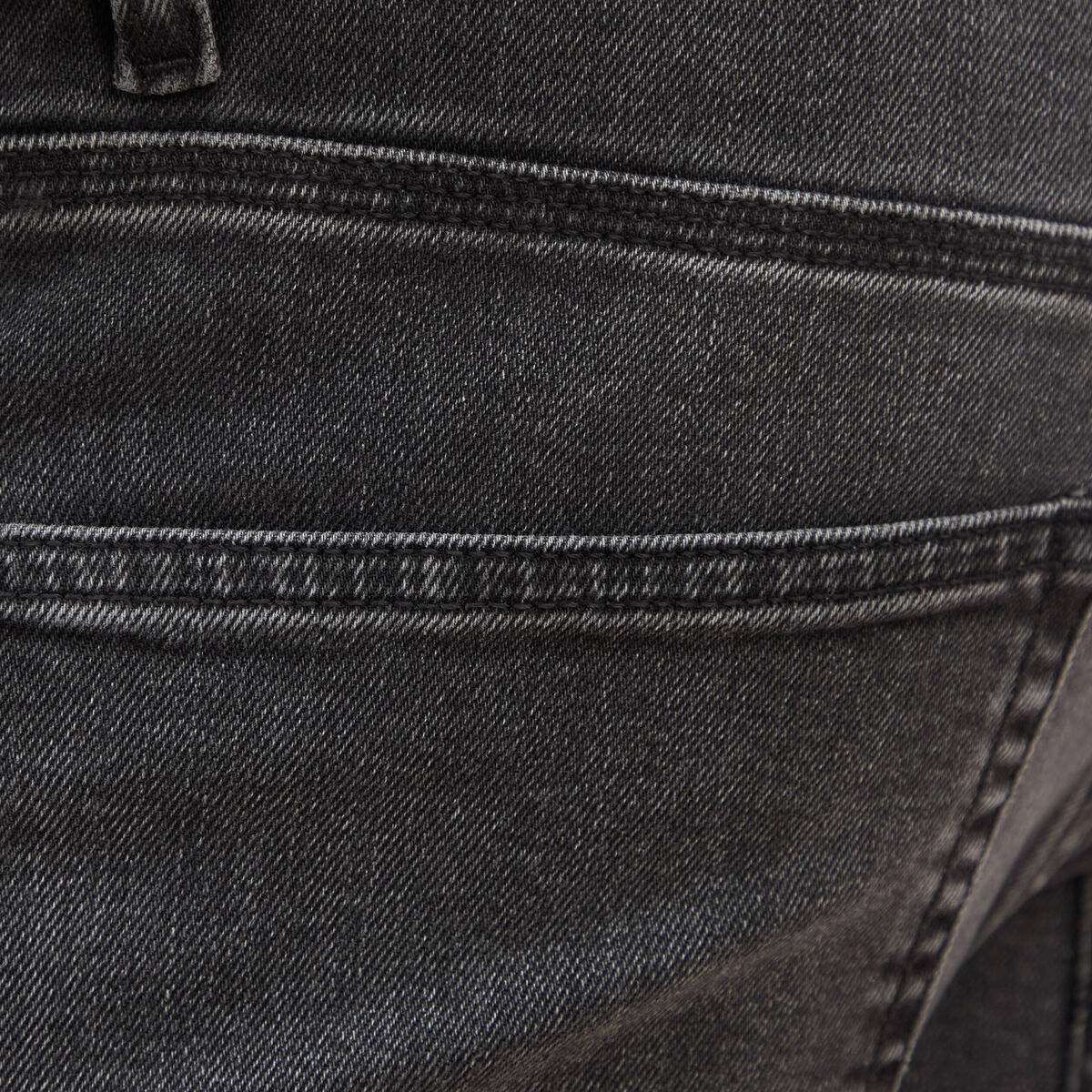 Jeans straight 5 poches denim gris homme
