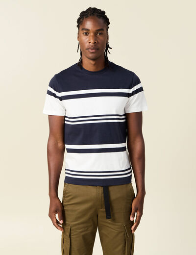 T-shirt éco-responsable ecru homme