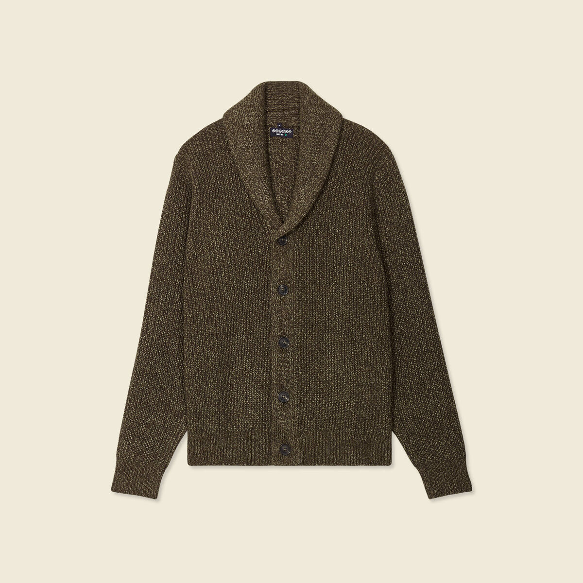 Gilet manches longues marron homme