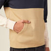 Sweat à capuche bleu marine homme