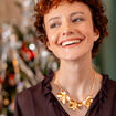 Collier couleur or femme
