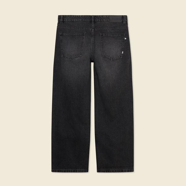 jeans large 5 poches denim snow noir homme Jeans large 5 poches denim snow noir homme