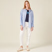 T-shirt manches courtes bleu marine femme
