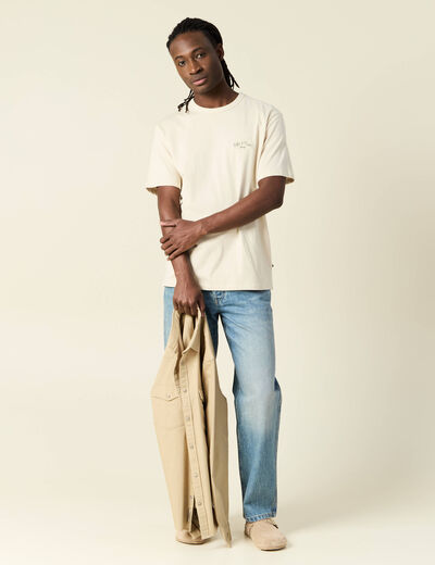 T-shirt manches courtes sable homme