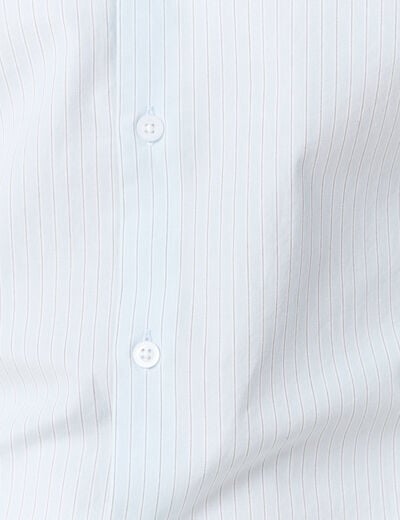 Chemise manches longues bleu ciel homme