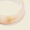 Bracelet manchette ecru femme