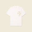 T-shirt manches courtes ecru homme