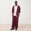 Pantalon coupe loose prune homme