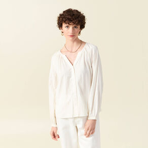 blouse manches longues ecru femme Blouse manches longues ecru femme