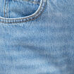 Jeans barrel taille haute broderie denim used femme