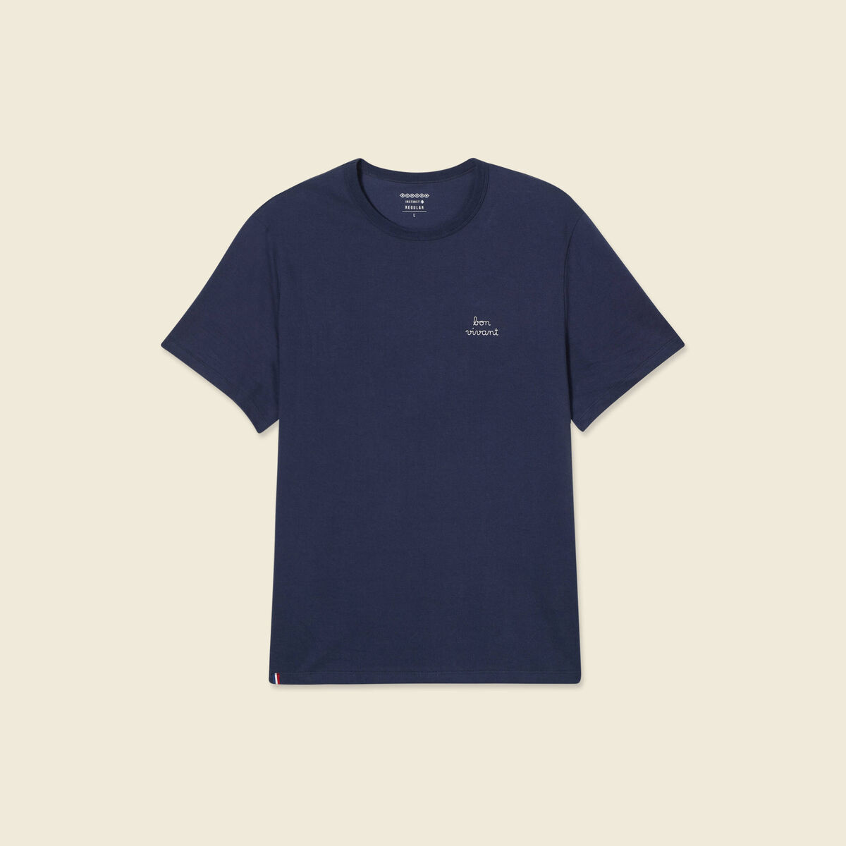 T-shirt manches courtes bleu marine homme