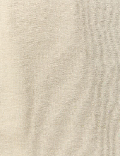 T-shirt éco-responsable beige homme