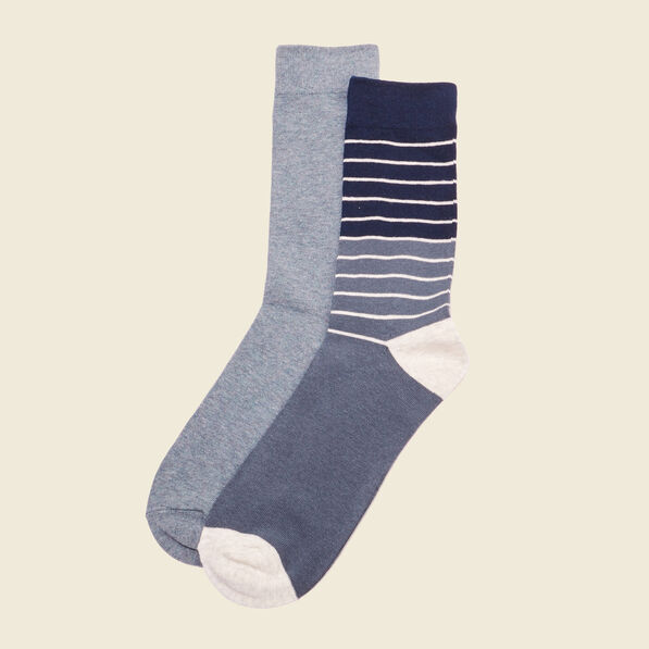 Lot 2 paires chaussettes vert foncé homme