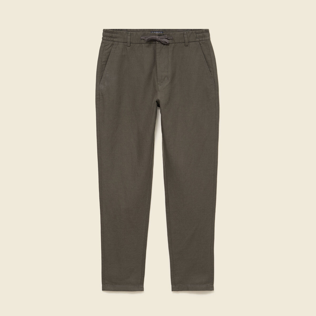 Chino coupe droite longueur 32 vert fonc&eacute; homme
