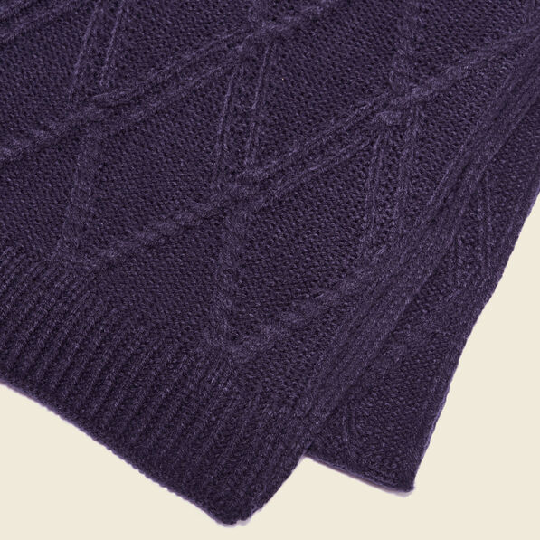 echarpe tricotee bleu marine homme Écharpe tricotée bleu marine homme