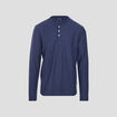 T-shirt manches longues bleu marine homme