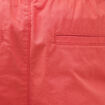 Bermuda en coton rouge corail homme
