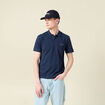 Polo manches courtes bleu marine homme