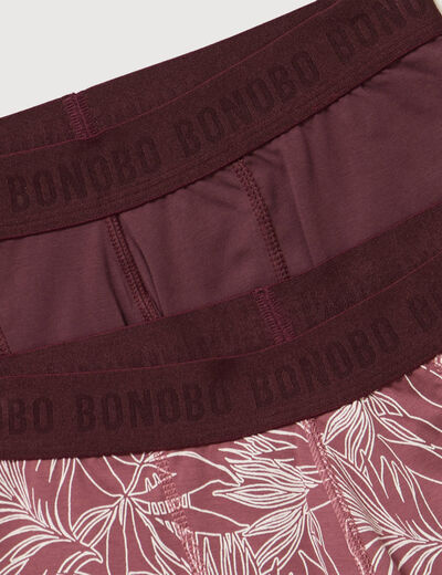 Lot de 2 boxers prune homme