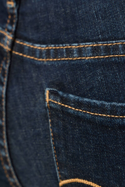 Jeans Vanessa - slim taille basse 7/8ème denim brut femme