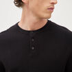 T-shirt en coton manches courtes noir homme