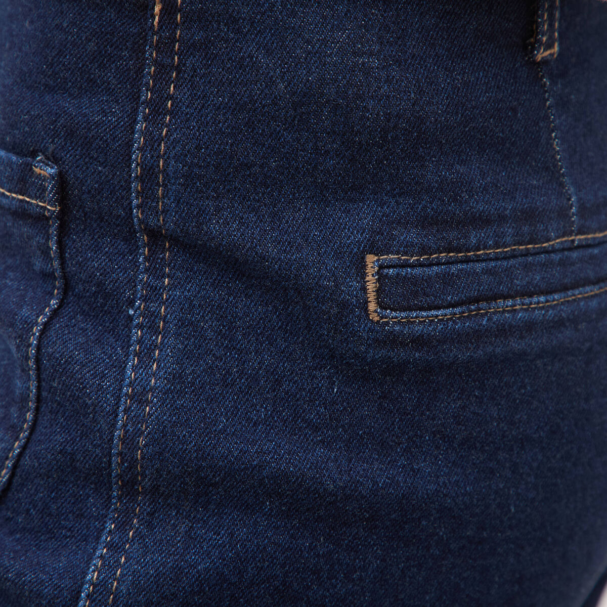 Jeans wide large taille haute denim brut rinse femme