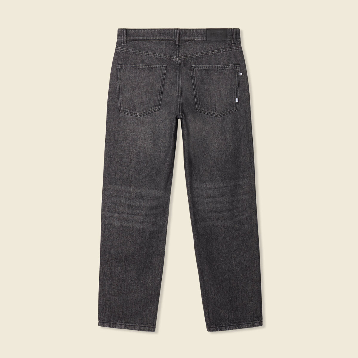 Jeans relax 5 poches denim snow noir homme