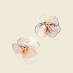 Boucles d'oreilles clous couleur or femme