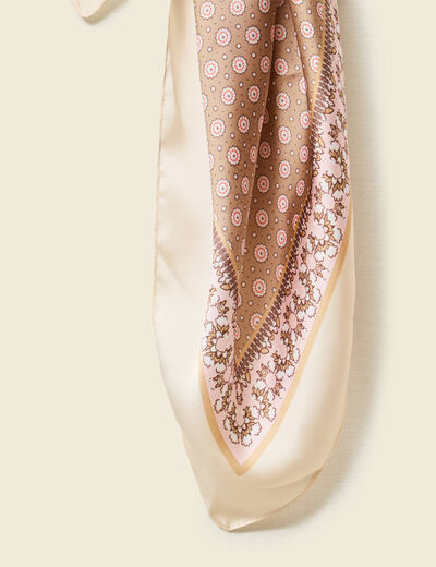 Foulard beige femme