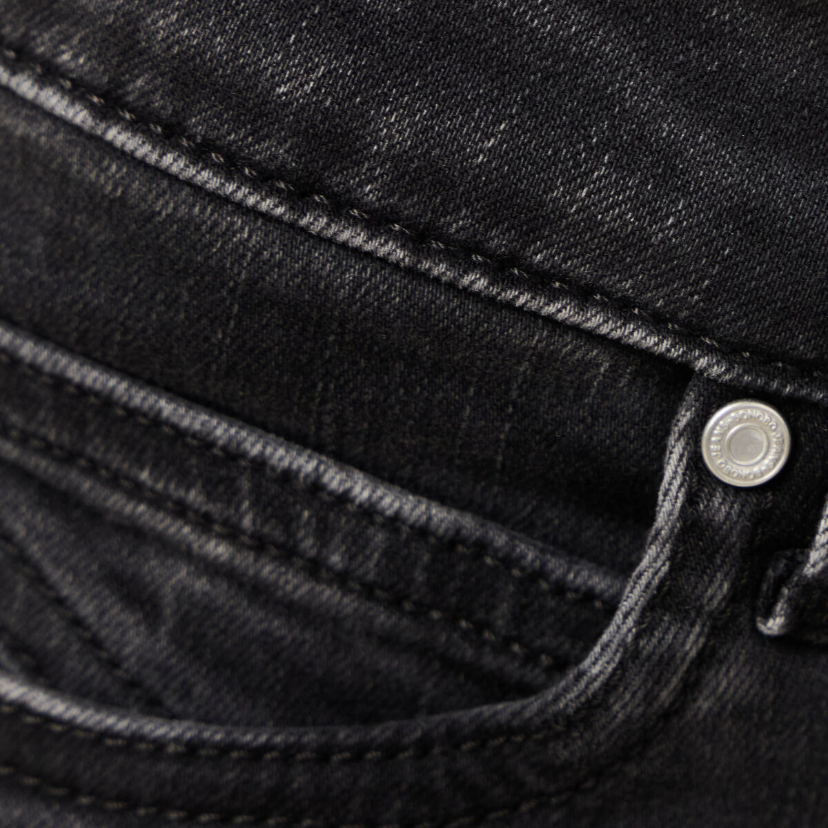 Jeans bootcut 5 poches denim gris femme