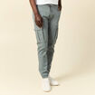 Pantalon battle bas resserré bleu gris homme