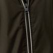 Parka longue droite &agrave; capuche vert kaki homme