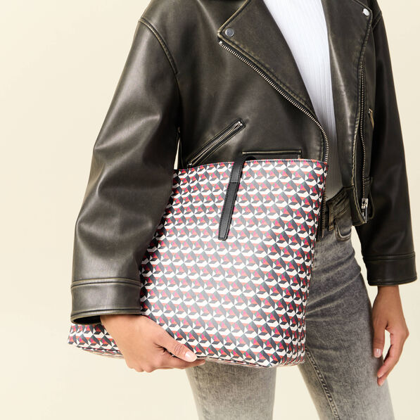 Sac cabas multicolore femme