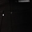 Jeans straight denim noir homme