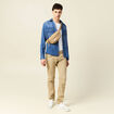 Jeans éco-responsable straight denim beige homme