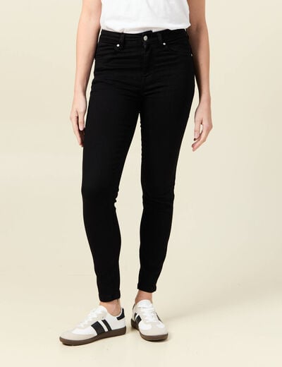 Jeans skinny éco-responsable denim noir femme