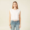 T-shirt éco-responsable blanc femme