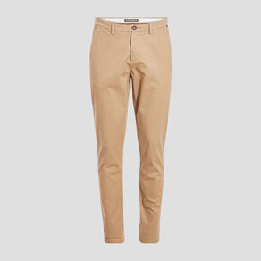 pantalon slim instinct chino beige homme Pantalon slim Instinct chino beige homme
