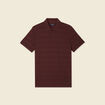 Polo manches courtes bordeaux homme