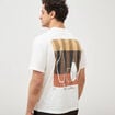 T-shirt en coton ecru homme