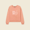 Sweat manches longues rose femme