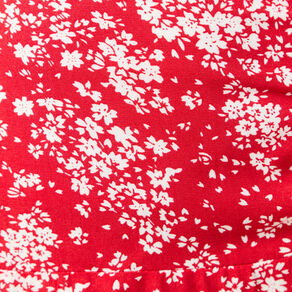Jupe longue portefeuille rouge femme
