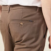 Pantalon chino 7/8ème taupe homme