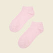 Chaussettes rose pastel femme