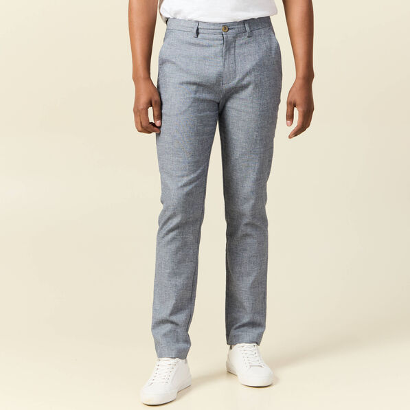Pantalon chino bleu marine homme